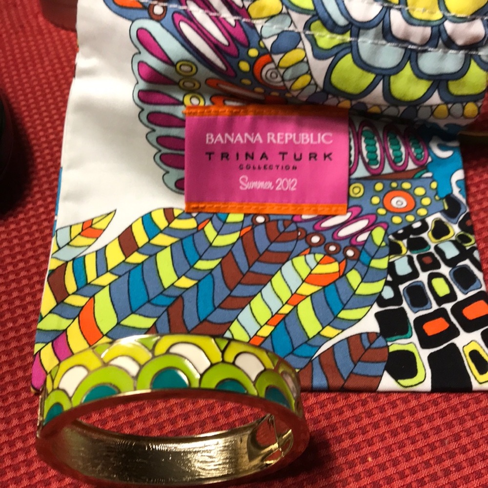 Trina Turk for banana republic enamel bracelet